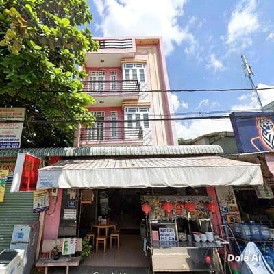 cho thuê nhà mặt tiền đường Linh Đông 1 trệt 2 lầu sân thượng