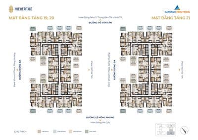 *** 1 căn hộ 3pn tầng 19, view sông hương trung tâm ngã 6 huế.