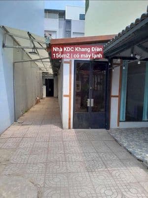 (10tr) Nhà KDC Khang Điền 156m2, cấp 4 | 2pn, có máy lạnh
