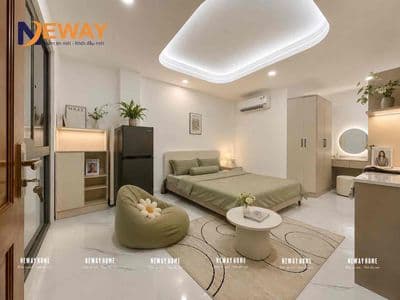 Studio cao cấp full nội thất a-z ngay tây lân - cuối đường hương lộ 2