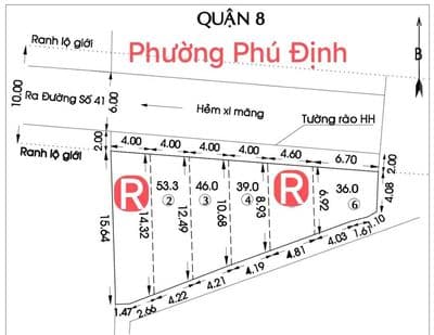 bán đất nền thổ cư đường hoàng Ngân quận 8