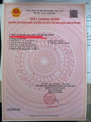 Chính chủ bán đất thổ cư