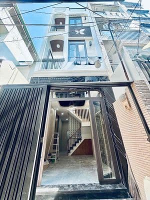 Nhà mới đẹp – hẻm 1/ tôn đản, quận 4 – 4pn, sân thượng – chỉ 5.2 tỷ