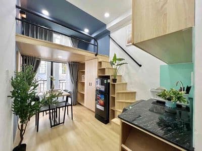 Căn hộ bancol máy giặt riêng full nội thất thống nhất gò vấp