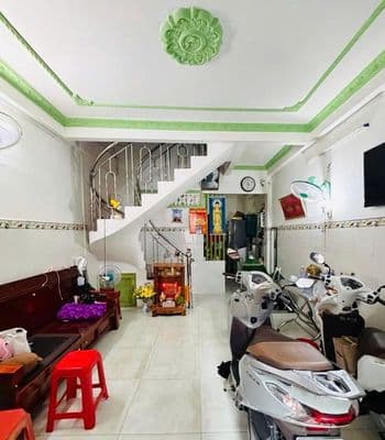 Nhà 36m2, 2PN 2WC, Hẻm xe hơi, 4x9, Tân Hoà Đông, 4.17 Tỷ, Bình Tân.