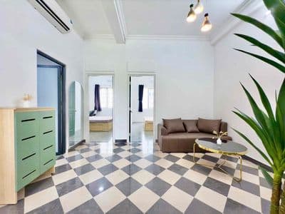 Căn hộ 2pn - 60m2 - full tất cả nội thất - sân vườn | ngay aeon btan