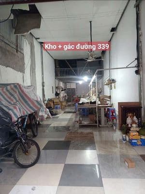 (7tr) Cho thuê Kho + gác lửng đường 339, xe tải | điện nước sẵn