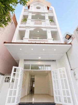 Nhà 1 Trệt 3 Lầu 5PN 6x20m Mặt Tiền Đường Số Phường Tân Quy Quận 7
