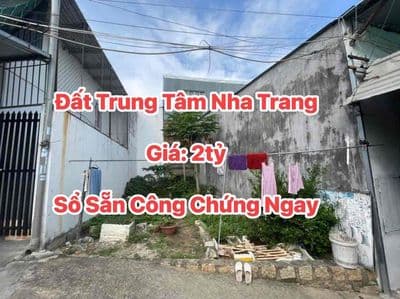 Đât Trung Tâm Nha Trang Giá 2 Tỷ Phường Phước Long Cũ