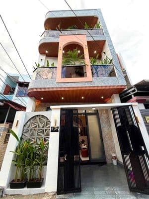 Nhà mới kiệt oto nguyễn phước nguyên - 3 tầng fulnt