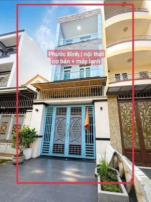 (15tr) Nhà Phước Bình gần Đỗ Xuân Hợp, 3 tầng + lửng | có nội thất