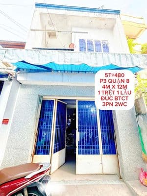 5.48 tỷ nhà bán phường 3 quận 8