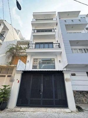 nhà nc mới ken hêm xe tải 5x12 1L 2 lầu st 4pn trường Sa p14 Q3