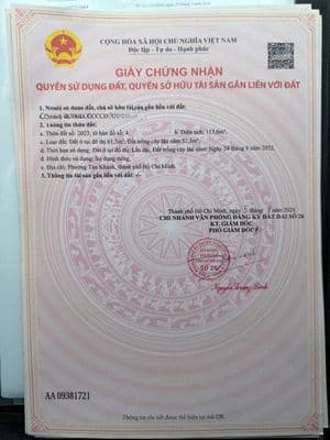 Bán đất mặt tiền nhựa Tân Phước Khánh 33, Bình Dương