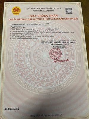 Bán đất An phú, Thuận An, Bình Dương
