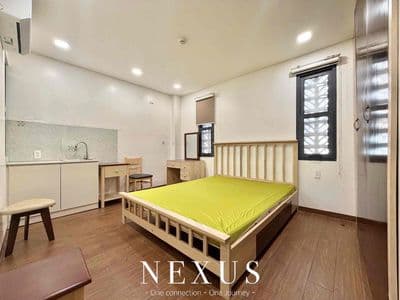 Cho thuê studio cửa sổ ra trời- full nt, thang máy- lê văn sỹ giáp q3