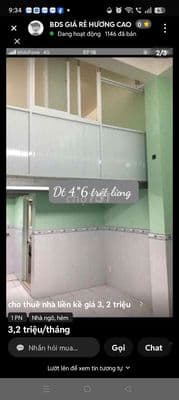 nhà trọ lớn 4 x 6 gác lửng phòng kín