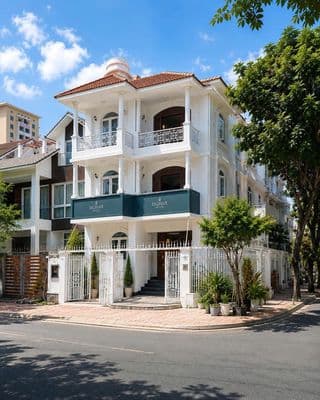 Cho thuê biệt thự góc 2 mặt tiền an phú q2 - 10x20m - 60 triệu