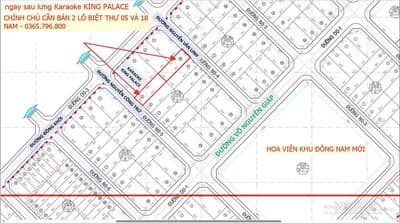 Chính chủ bán 2 lô biệt thự khu bàn cờ đông nam – krông ana, đắk lắk
