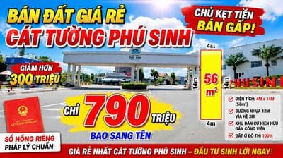 Hàng Ngộp Giá Rẻ Chính Chủ Bán DT : 4x14=56m2 Shr Giá : 790Tr Bao Hết