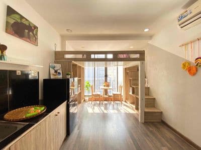 Căn hộ có gác siêu thoáng giá chỉ 3x đại học văn lang, gia định, iuh,.