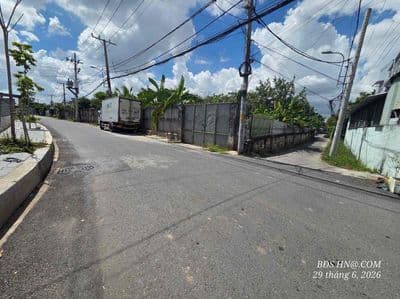 Bán 1295m, thổ cư 187m2 góc 2 mặt tiền Nhựa Nhị Bình 17