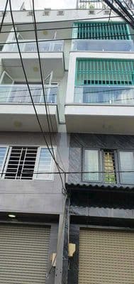 Nhà 1 Trệt 1 Lửng 2 Lầu Sân Thượng 4PN Hẻm Xe Hơi Đường Bùi Văn Ba