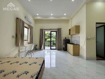 Tại hùng vương_căn hộ 1pn_bancol_thoáng mát_full nt_new 100%