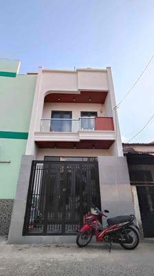 NHÀ MỚI GIÁ RẺ 4x12 2 tầng hẻm 10m chỉ 4tỷ