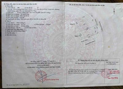 Nhà 3 tầng góc 2MT đường Bình Hoà 2 và Bình Hoà 5 Cẩm Lệ, Đà Nẵng