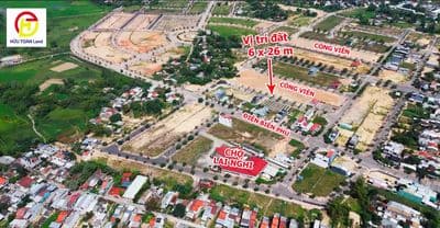 Chợ Lai Nghi: Bán lô đất 156 m2; view công viên; giá < 20 tr/m2