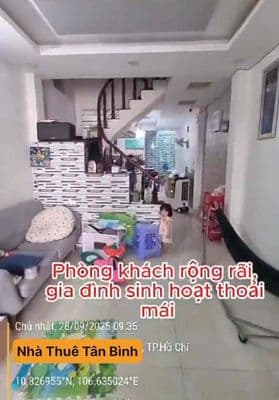 Cho thuê nhà mới hẻm 51/12 đường trần thị trọng