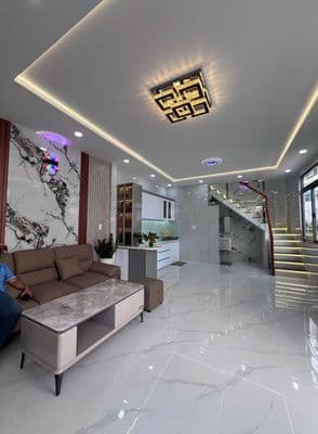 Nhà mới 100% ô tô tới cửa né nhau đường phạm phú thứ q6