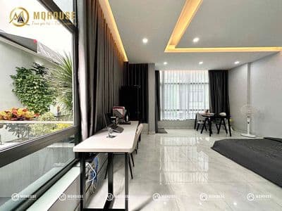 CHDV mảng xanh tách bếp sân thượng riêng full NT phòng siêu rộng