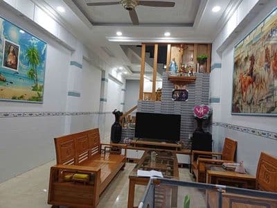 Nhà 3 tấm gần bệnh viện dĩ an giá 10 triệu