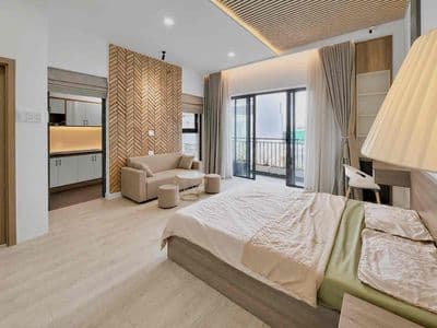 Cho thuê căn hộ 1pn bancol ngay cv hoàng văn thụ, nhà thờ ba chuông