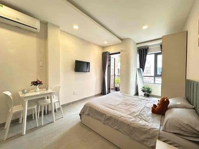 Trống lại 1 phòng studio full nội thất có ban công gần bệnh viện q12