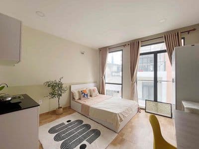 Căn hộ Studio Nguyễn Cửu Vân - Full nội thất, ban công