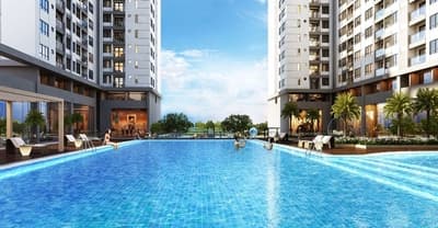 Căn hộ Florita, đường D1 Tân Hưng, ngay cầu Him Lam 2PN 2WC, 16tr/th