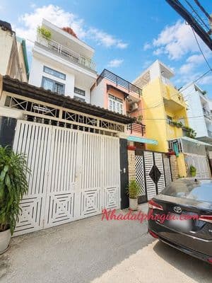 Bán nhà 3 tầng , nở hậu 2 mặt tiền - khu lâm văn bền - quận 7 .