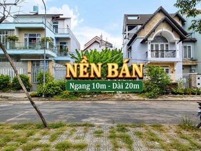 Nền ( 10*20) đối diện công viên - khu công ty 8