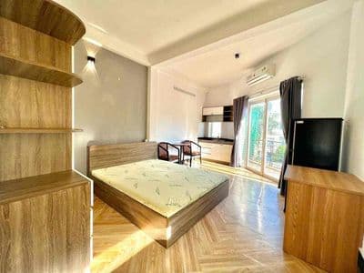 Căn hộ Studio - Đặng Thuỳ Trâm - Full nội thất, ban công - Gần ĐH VL