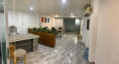 Cho thuê văn phòng mặt tiền an dương vương - bình tân sẵn nội thất