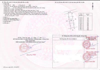 Đất thổ cư mặt tiền chính chủ-thị trấn đất đỏ brvt-cần bán gấp