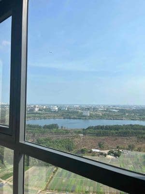 Bán căn 2pn cụm bcons city làng đại học quốc gia, 2.4 tỷ, view hồ đá