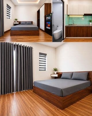 Cho thuê căn hộ mới đường Nguyễn trung trực, quận sơn trà, ban công