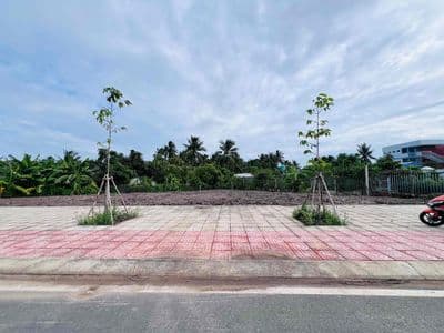 Đất mặt tiền nhựa mới p10 gần chợ và trường học, thuận tiện kinh doanh