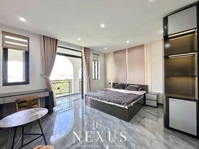 Studio ban công rộng 35m2 view đẹp thoáng mát
