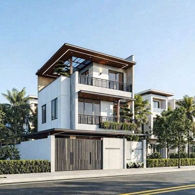 Nhà 1 trệt 2 lầu gần chợ Phú Mỹ TDM, 4 tỷ hơn