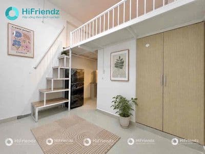 Cho thuê căn hộ duplex ban công thoáng mát full nội thất
